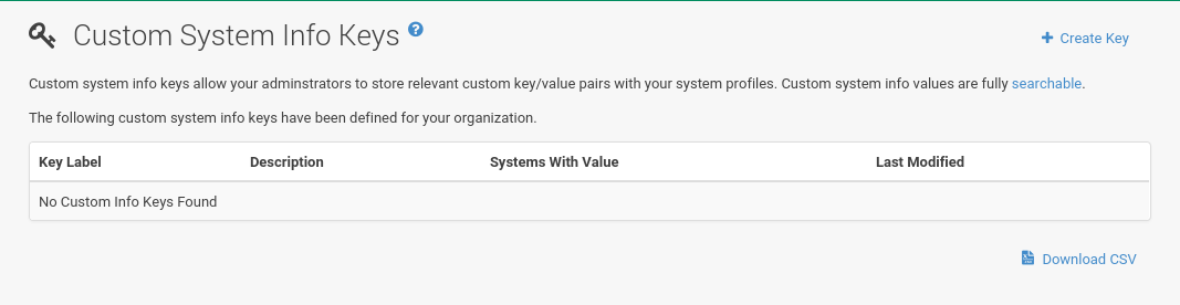 systems custom system info